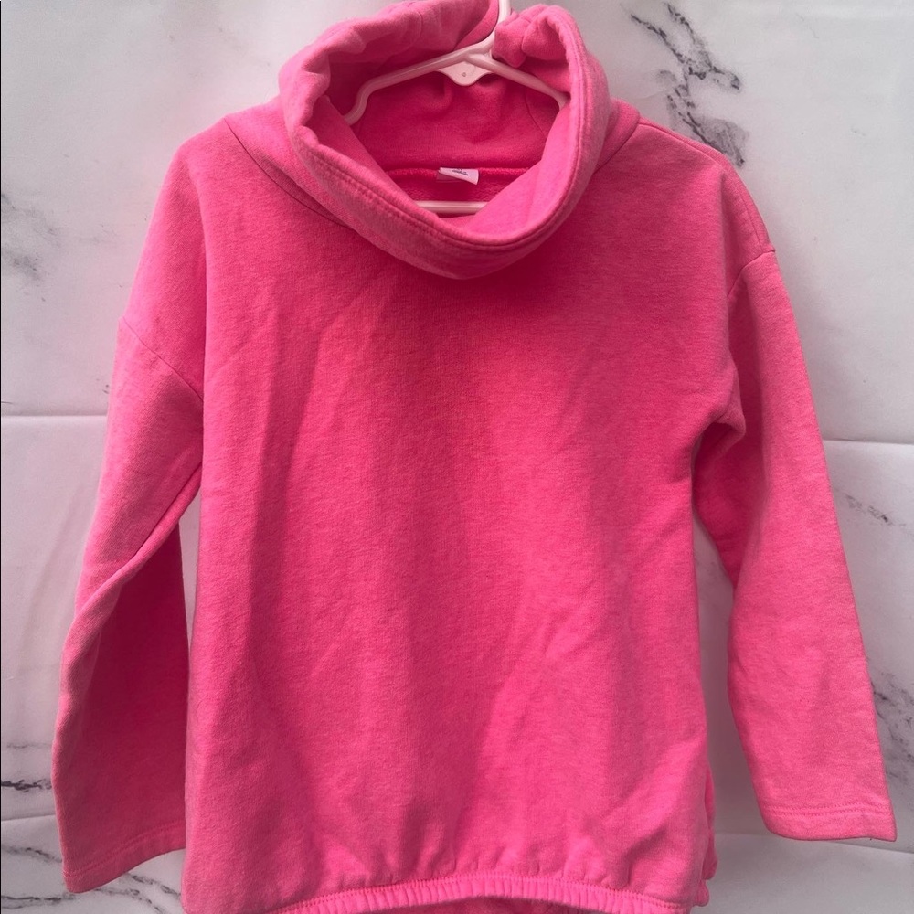 Hot Pink Cowl neck sweatshirt